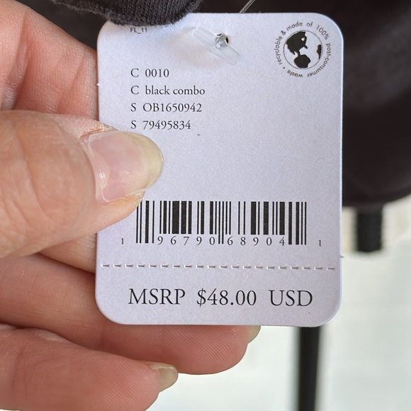 NWT FP Movement Inspire Logo Tee in Black Combo - Picture 11 of 12